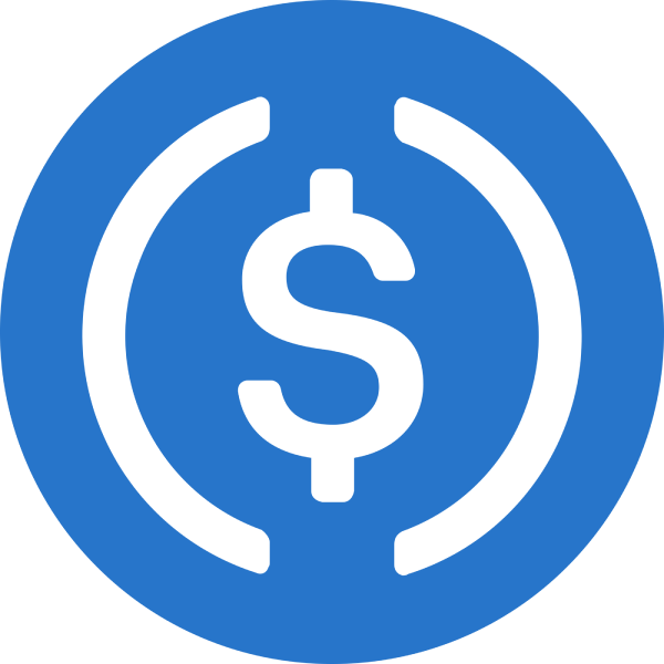 O logotipo da USDC